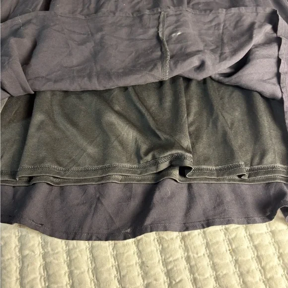 Blue Rain Black Boho Mini Dress L | Lined, Button Detail - Picture 7 of 10